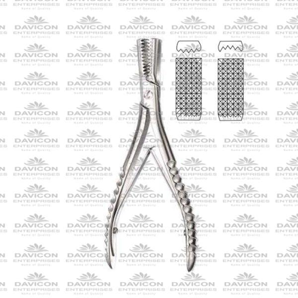 OBWEGESER Osteotomes, Bone Contouring Forceps 17.5 cm/7” 13.5 x 30 mm