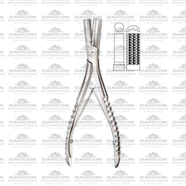 OBWEGESER Osteotomes, Bone Contouring Forceps 17.5 cm/7” 13.5 x 30 mm