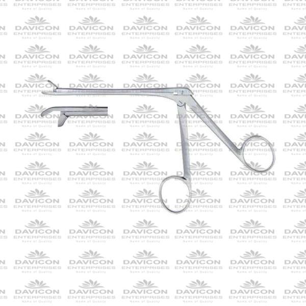 ST.BARTS Ethmoid Bone Forceps, Nasal Cutting 3mm Forceps Angled downward