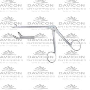 ST.BARTS Ethmoid Bone Fo rceps, Nasal Cutting 3mm Forceps Angled upward