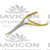 TC Caplan Nasal Bone Scissor - TC Caplan Septum Scissors double-action, serrated, angled handles, 8" (20.3 cm)