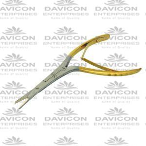 TC Caplan Nasal Bone Scissor - TC Caplan Septum Scissors double-action, serrated, angled handles, 8" (20.3 cm)