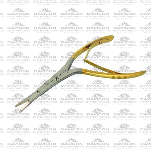 TC Caplan Nasal Bone Scissor - TC Caplan Septum Scissors double-action, serrated, angled handles, 8" (20.3 cm)