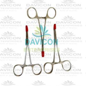 rubber shod clamps forceps