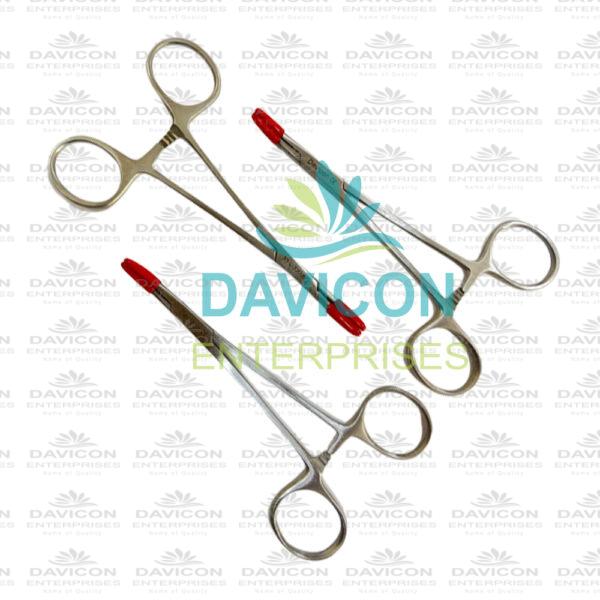 rubber shod clamps forceps