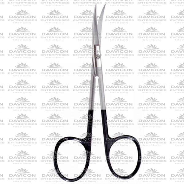 Iris Swedish Pattern Scissors, 4 1-4- (10.5 cm), Walker Iris scissors Cvd to Side