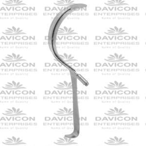 Deaver Retractor With Fiber Optic illumination | Fiber Optic Deaver Retractor | stainless steel Fiber Optic Deaver Retractor