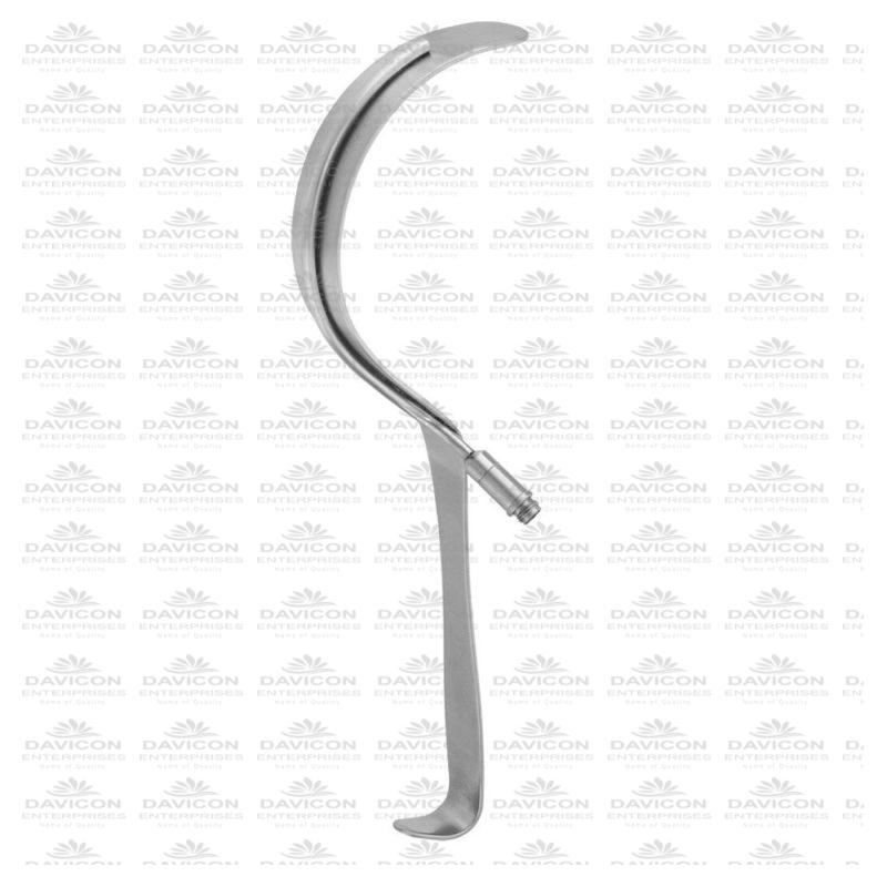 Deaver Retractor With Fiber Optic illumination | Fiber Optic Deaver ...