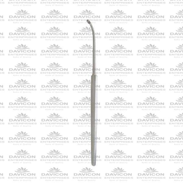 Frontal sinus curettes Oblong small, forward cutting 19 cm/7½” 55°