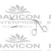 NOYES Nasal Dressing Forceps, Nasal / Sinus Scissors curved left