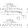 Nasal Dressing Forceps, Nasal / Sinus Scissors curved right