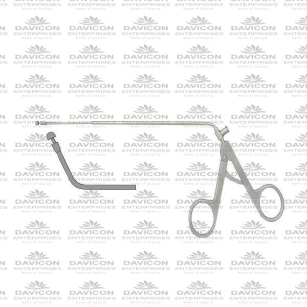 Nasal Dressing Forceps, Nasal / Sinus Scissors for frontal sinus recess 3.5mm 65°