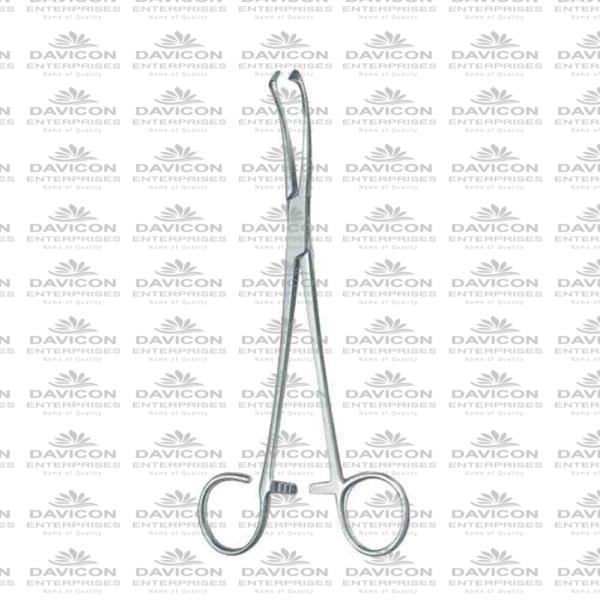 WHITE Tonsil Forceps 18 cm/7”