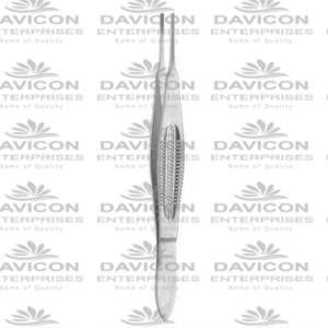 Grazer Blepharoplasty Forcep 12cm 4x5 Teeth