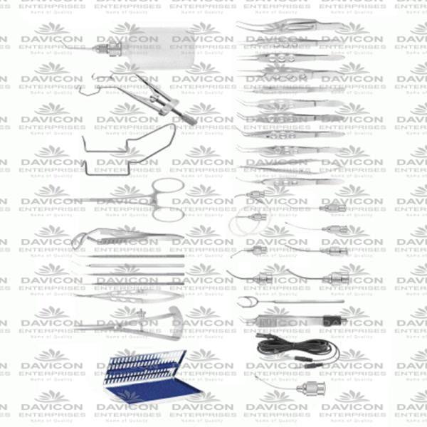 Extra-Capsular Cataract Extraction Using Phaco INSTRUMENTS SET