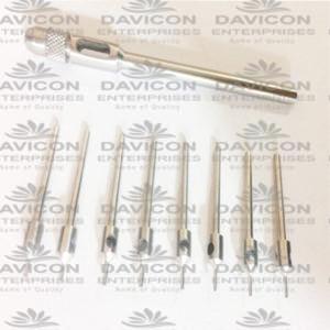 FOLLICULAR UNIT EXTRACTION PUNCHES HAIR TRANSPLANT SURGERY PUNCHES SET