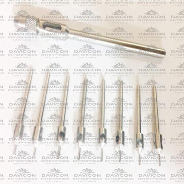 FOLLICULAR UNIT EXTRACTION PUNCHES HAIR TRANSPLANT SURGERY PUNCHES SET