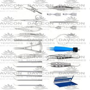 Manual Phacofracture Cataract Extraction Instruments Set