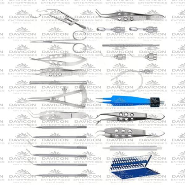 Manual Phacofracture Cataract Extraction Instruments Set