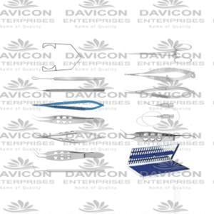 Manual Small Incision Cataract Surgery Instruments Set