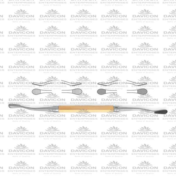 Double Ended Miller Colburn Bone File TC Tungsten carbide - Rhinoplasty Raspatories