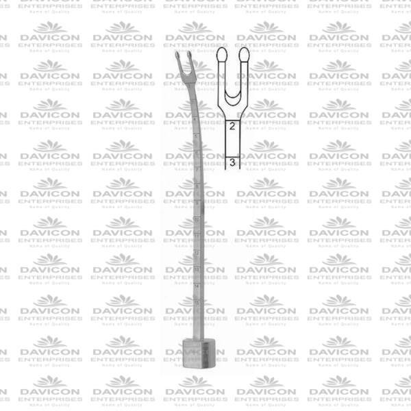 Obwegeser Nasal Septum Osteotome Slightly Curved 18cm