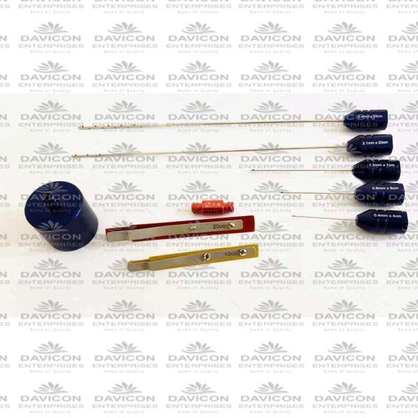 Facial Cannula Set - Super Luer lock Cannula set for face