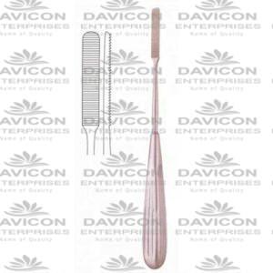 Straight Reverse Cut Barsky Nasal raspatories, 6-3/4" (171mm) length, 8.5mm Wide