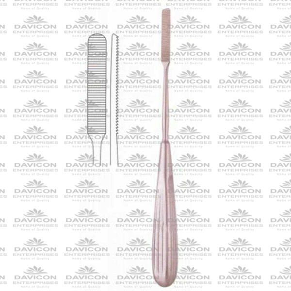 Straight Reverse Cut Barsky Nasal raspatories, 6-3/4" (171mm) length, 8.5mm Wide