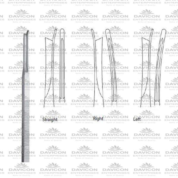 Rubin nasal osteotome 18cm Left