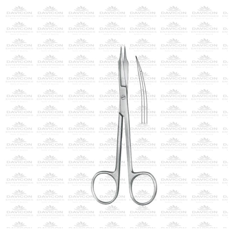 Standard Goldman Fox Scissor 13cm Curved - Davicon Surgical Instruments ...