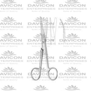 Standard Operating Scissor S-B Curved 20cm