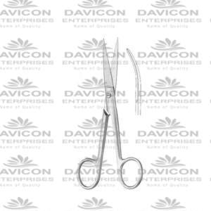 Standard Operating Scissor S-S Curved 20cm