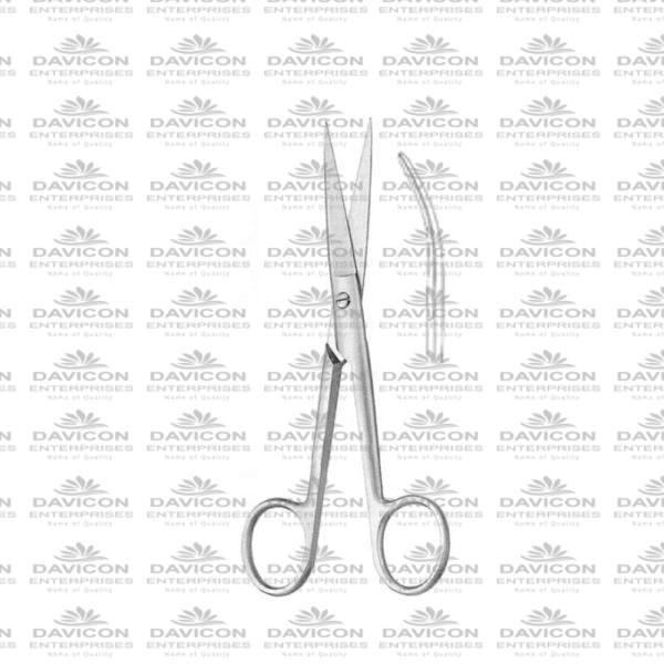 Standard Operating Scissor S-S Curved 20cm