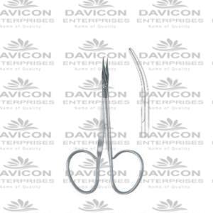 Standard Steven Ribbon Handle Scissor 9.5cm Curved