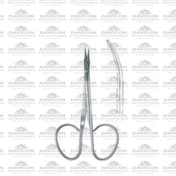 Standard Steven Ribbon Handle Scissor 9.5cm Curved