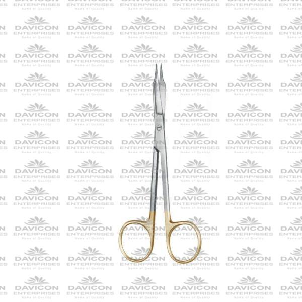 TC Tungsten carbide Goldman Fox Scissor 13cm Straight