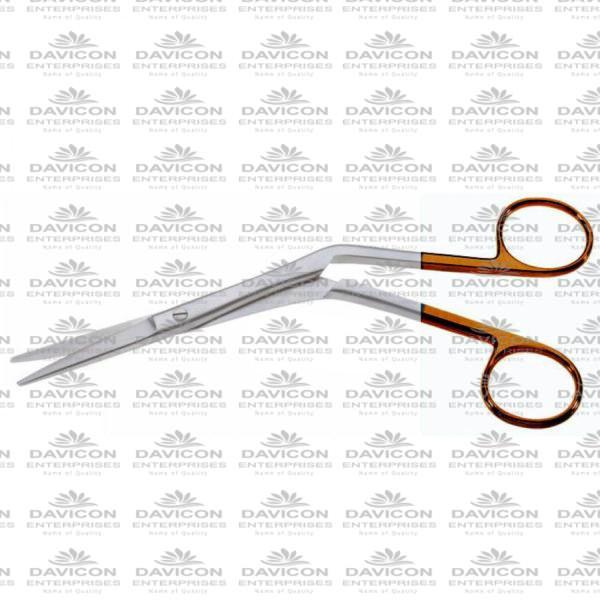 TC Tungsten carbide Knight Nasal Scissor 18cm Angled