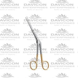 TC Tungsten carbide Knight Nasal Scissor 18cm Straight