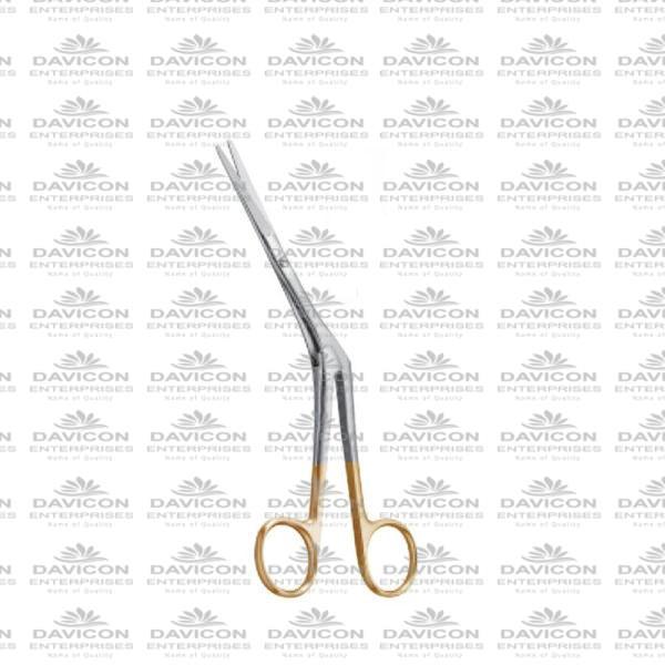 TC Tungsten carbide Knight Nasal Scissor 18cm Straight