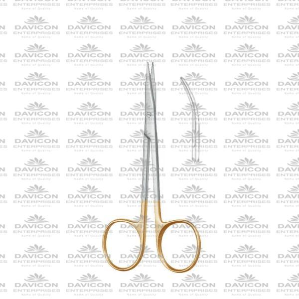 TC Tungsten carbide Steven Scissor 13cm Curved