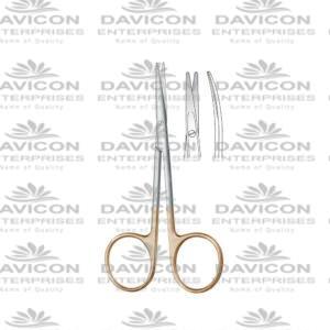 TC Tungsten carbide Strabismus Dissecting Scissor 11.5cm Curved