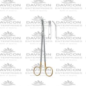 TC Tungsten carbide Thorek Feldman Gall Bladder Scissor 19cm Curved