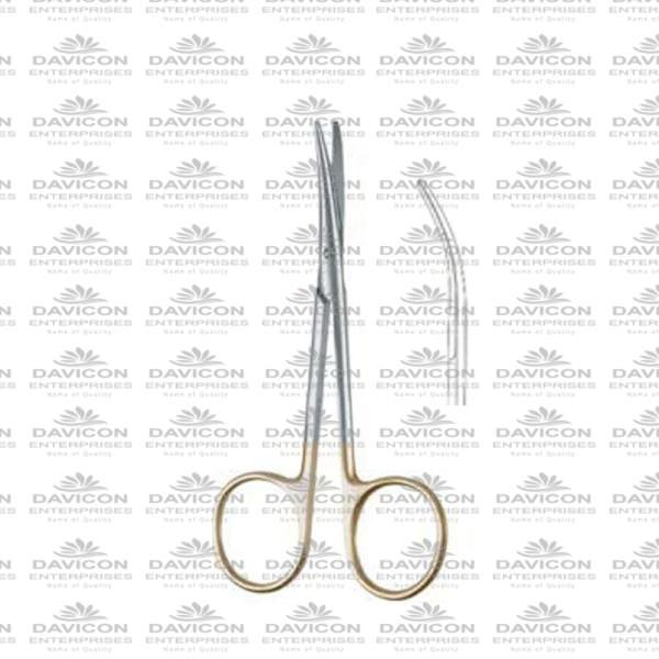 Tungsten carbide Baby Metzenbaum Scissor 11.5cm Straight