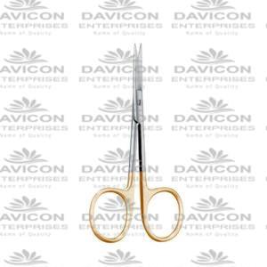 Tungsten carbide Iris Scissor 11.5cm Straight