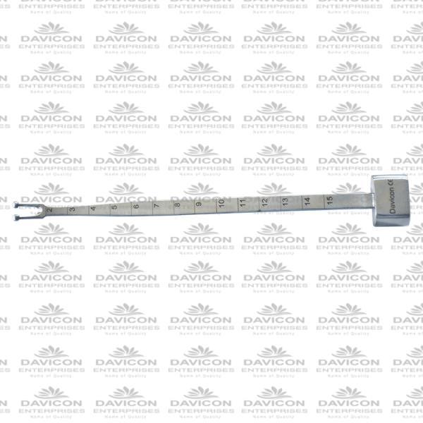 High Quality Stainless Steel Obwegeser Nasal Septum Osteotome Graduated / Plastic Surgery Instruments