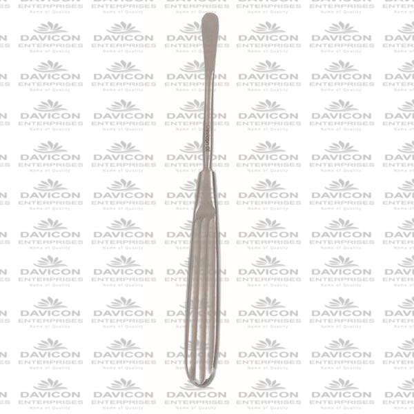 Obwegeser Periosteal Elevator 7mm - FLAT Blade Maxillofacial Surgery Instruments