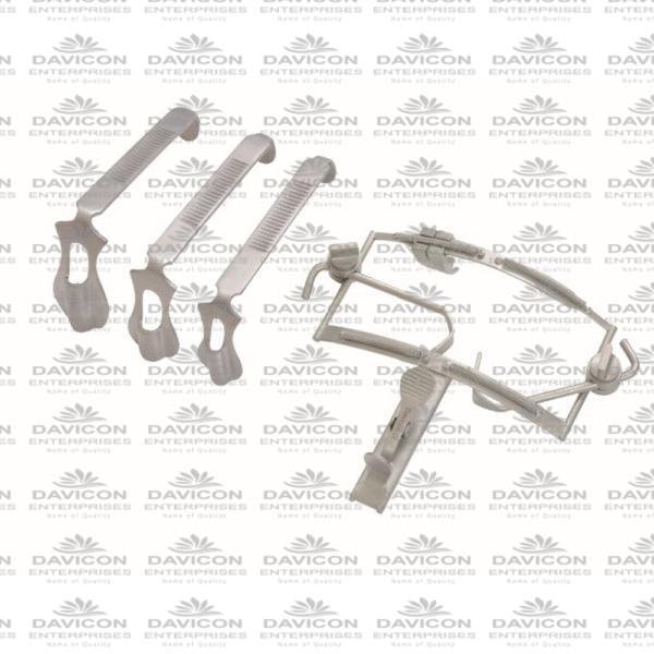 HIGH QUALITY STAINLESS STEEL RETRACTOR DINGMAN PALADAR FISURADO DINGMAN MOUTH GAG | Dingman Cleft Palate Repair Mouth Gag set