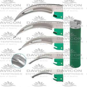 Macintosh laryngoscope Fix Tube Set Fiber Optic With Battery Handle