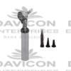 Metal Otoscope Fiber Optic